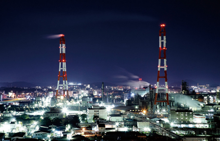 写真：全国工場夜景サミット in 北九州